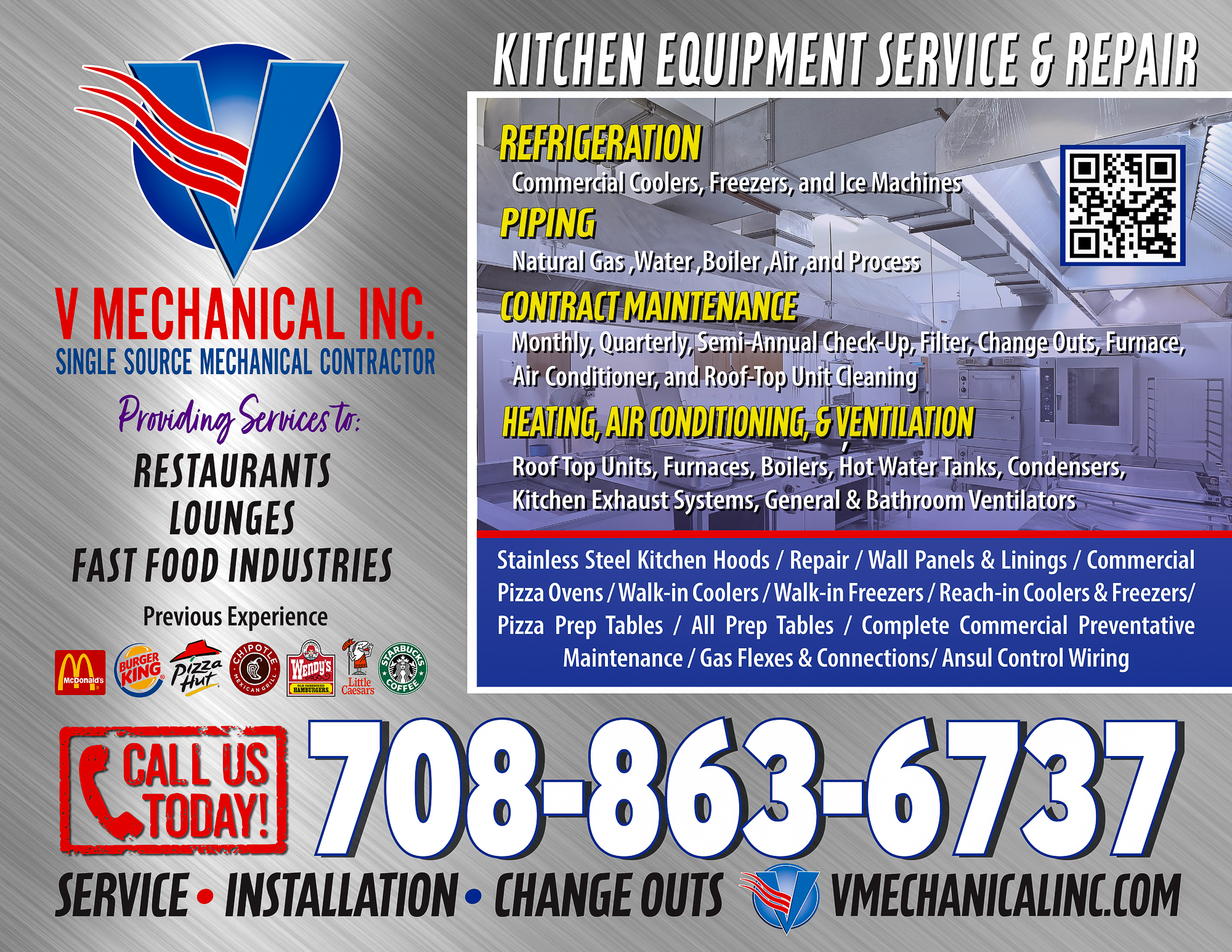 V Mechanical Kitchen Equipment Services